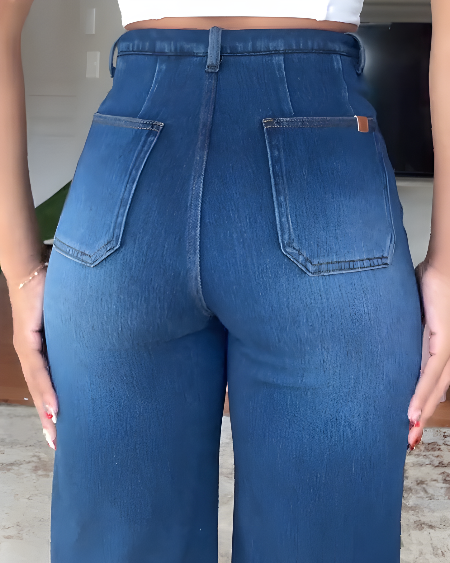 Women's High-Elastic High-Waist Wide-Leg Pants